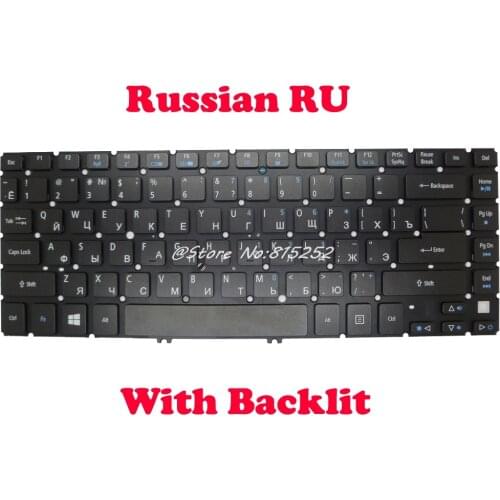 Backlit Keyboard For ACER For Aspire M5-481 M5-481G M5-481PTG V5-431 V5-471 V5-471G V5-471PG EC-470G MS2360 RU HU AR English