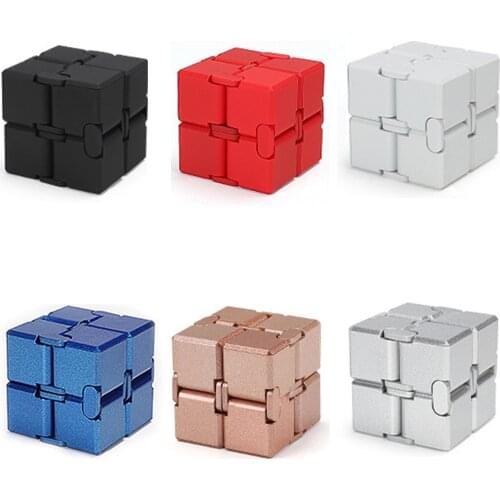 Infinity Cube Mini Fidget Toys Finger EDC Anxiety Stress Relief Cube Blocks Children Kids Funny Toys Best Gift Toys For Children