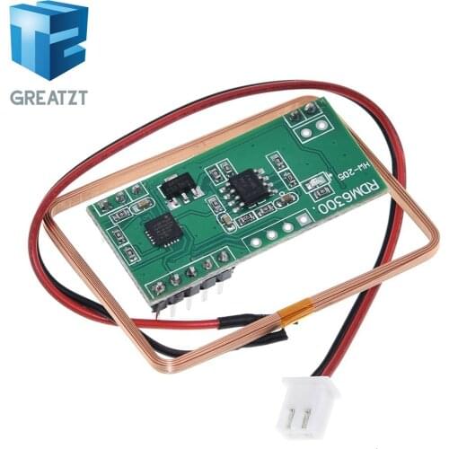 GREATZT UART 125Khz EM4100 RFID Card Key ID Reader Module RDM6300 (RDM630) For Arduino