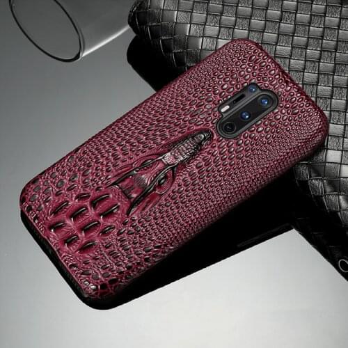 Genuine 3D Dragon Head Leather Phone Case For Oneplus 8 Pro 8T 7T 7 6T 6 7 Pro 7T Pro 5T 5 Nord Cover for One plus 7Pro 5 8Pro