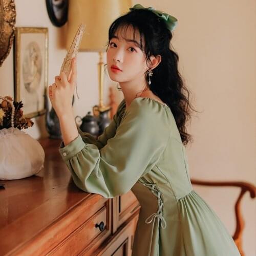 2020 new fashion womens clothing O-Neck Vintage dresses women dress