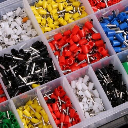 New 2120 Pcs Insulated Cord Pin End Terminal Bootlace Ferrules Kit Set Wire Copper