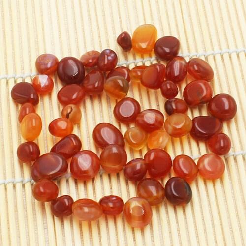 Wholesale 6-12mm Natural Red agates Side Holulte Freeform Loose Beads 15"ese39, For Jewelry making, can mixed wholesale