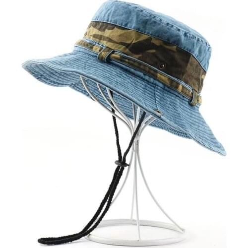 CamoFlage Hat Mens Womens Bucket Hat Summer Spring Outdoor Hunting Fishing Hiking Camping Sun UV Protection Hats Caps