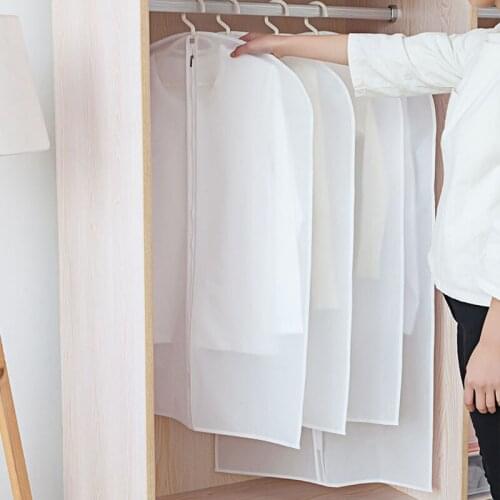 Transparent Three-Dimensional Hanging Clothes Bag Wardrobe Coat Hanging Bag Clothes Moisture-Proof Clothes Cover Dust Bag
