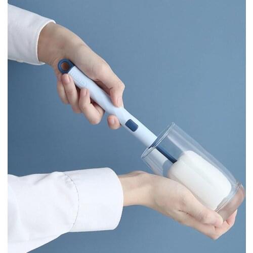 1pcs Home Sponge Cup Brush Kitchen Cleaning Tools Household Glass Bottle Washing Cleaning Brushes Cleaner Kitchen Accessories