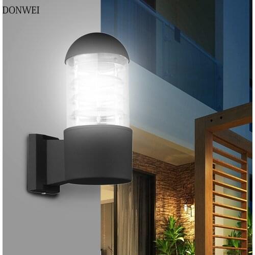 Led Wall Lamp Waterproof IP65 Outdoor Led Wall Lights Porch Lights Bracket Lamp E27 Socket AC 85-240V LED Wall Light Fixture