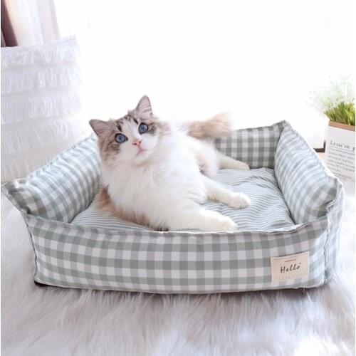 Ins Spring and Summer Kennel Removable and Washable Four Seasons Universal Cat Nest Dogs Nest Cat Bed