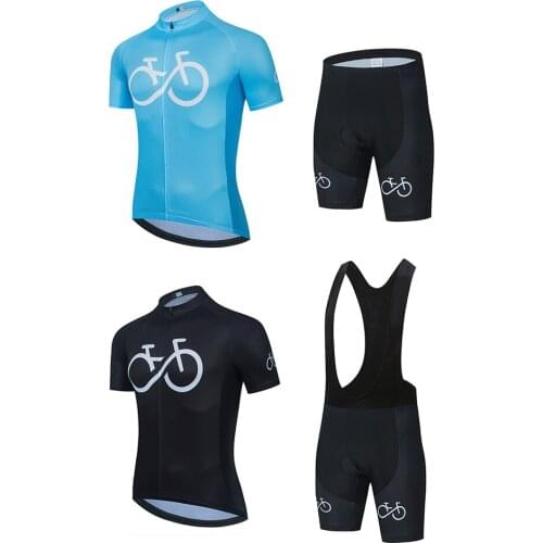 Bicycle Short Sleeve Clothing Men Cycling Summer Outdoor Breathable Jersey Team Set Bike Quick Dry uniform Ciclismo Hombre