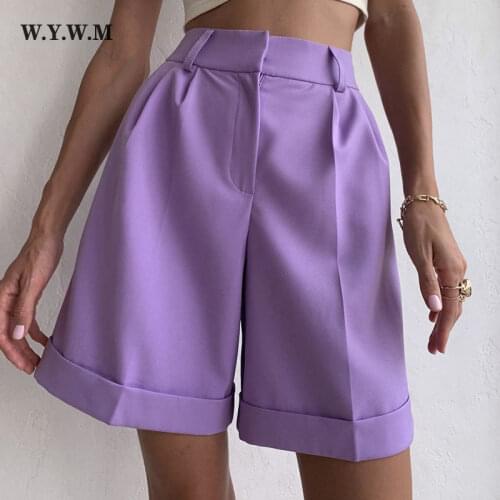 Женские завышенные шорты WYWM China At AliExpress