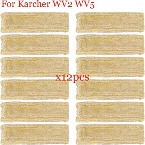 For Karcher WV2 WV5 Spare Parts Household Wipe Window Cleaner Machine Rags Watering Can Towel Accessories Mop Cloth