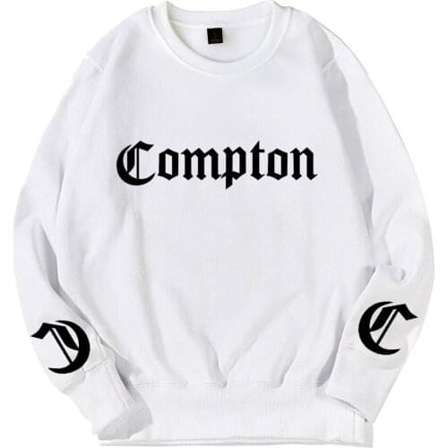 Girl Woman Women Crew Neck Sweatshirt Gothic Compton Punk Couple Clothes Teenager Pullover Fleece ZIIART
