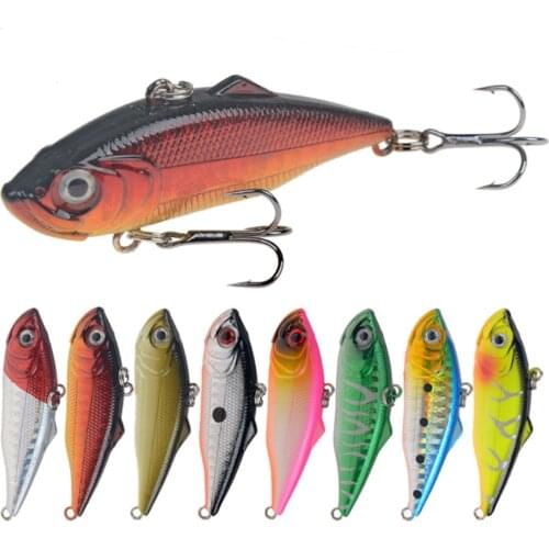 1pcs 6cm 11g VIB Vibration Fishing Lure Artificial Sinking Hard Bait Fishing Wobbler Crankbaits Freshwater Bass Carp Fishing