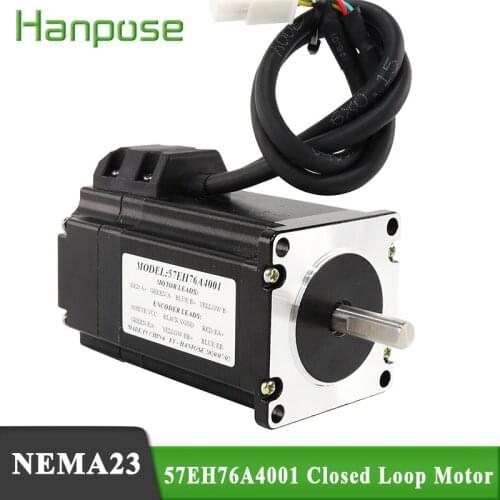 57EH76A4001 NEMA 23 2.2N.m Stepper Motor 57x76mm CL57 drive Closed Loop Servo Driver CNC Controller Kit