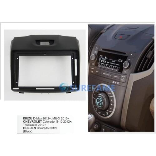 9 inch Car Fascia Radio Panel for HOLDEN Colorado 2012-2016 Dash Kit Install Facia Console Bezel Adapter 9inch Plate Cover Trim