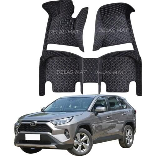 Car floor mats for toyota corolla yaris chr auris camry 40 land cruiser prado 150 rav4 alphard car floor mats