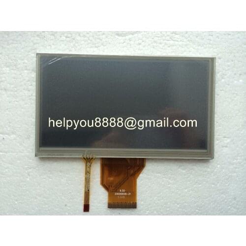 Free shipping New 6.5" TFT high brightness lcd display screen with touch panel 800x480 500nits AT065TN14 for car navi