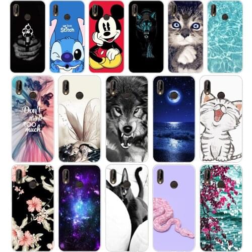 P Huawei P20 Lite Case 5.84inch Huawei P20 Lite Soft Rubber TPU Silicone Back Phone Case For Huawei P20 Lite Cover Bag Cases