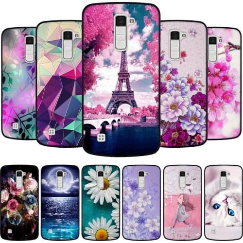 For LG K10 Case Soft Silicone Phone Cover For LG K10 K 10 LTE K420N K430 K430ds Cover Silicone Back Case For LG k10 2016 Fundas