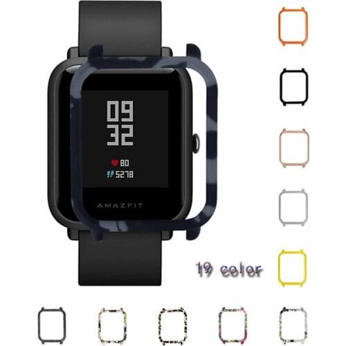Colorful Frame PC Case Cover for Xiaomi Amazfit Bip BIT PACE Lite Youth Watch Protect Shell for Xiaomi Huami Amazfit Watch Hot