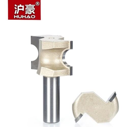 HUHAO 1pc 1/2" Shank Router Bits For Wood Woodworking Tool Tenon Seal Bits T - mortis Combination CNC Cutter