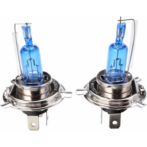 Mayitr 2pcs H4 35W 12V Super White Fog Lights Halogen Bulb High Power Car Headlight Lamp Car Source Parking Light
