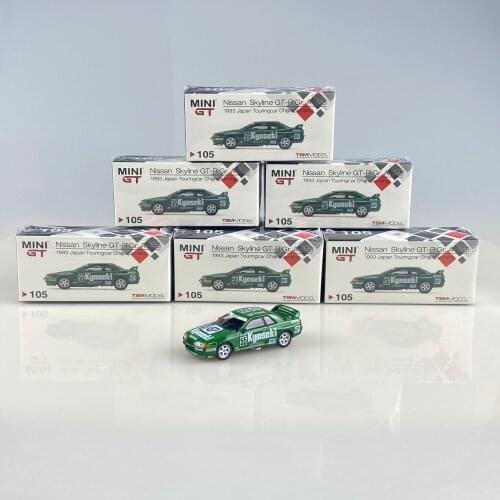 MINI GT 1:64 Nissan Skyline GT-R R32 Collection of die-casting simulation alloy model car toys