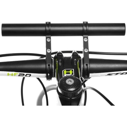 Multifunction Double Aluminum Bicycle Handlebar Accessory Extender Mount Bike Handlebars Extension Mount fits for 30mm Handlebar