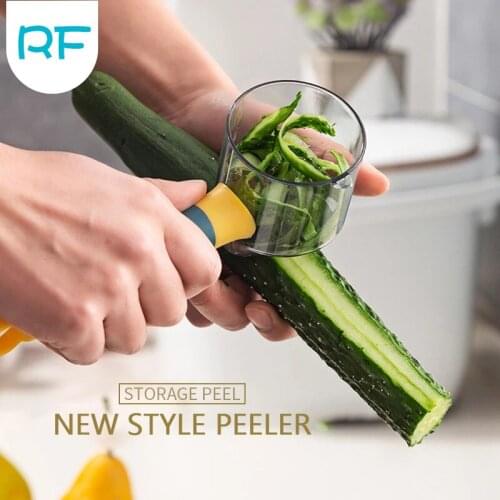 Multifunctional Peeler Storage Type Peeling Knife Apple Cucumber Peeling With Storage Box Stainless Steel Blade Fruit Scraping