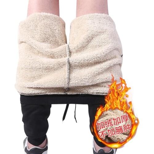 Popular in Winter Mens Sweatpants Cashmere And Thickened Casual Pants Cheap Mens Pants Long Pants For Men Warm Joggers Pants