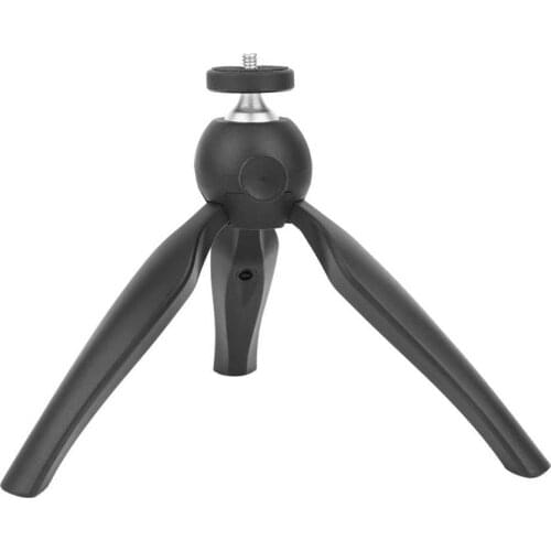 Desktop Portable Tripod Stand Mini Travelling SLR Adjustable Ball Head Supplies Black