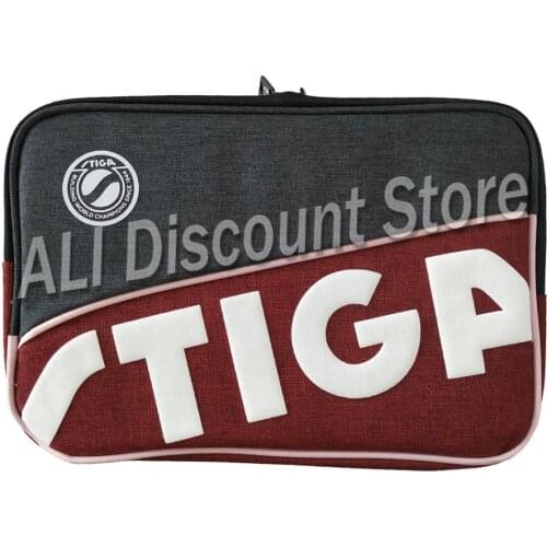 STIGA 2019 New Table Tennis Bag (Square / Round, Red / Blue) Top Quality Fashion Ping Pong Case 1 order