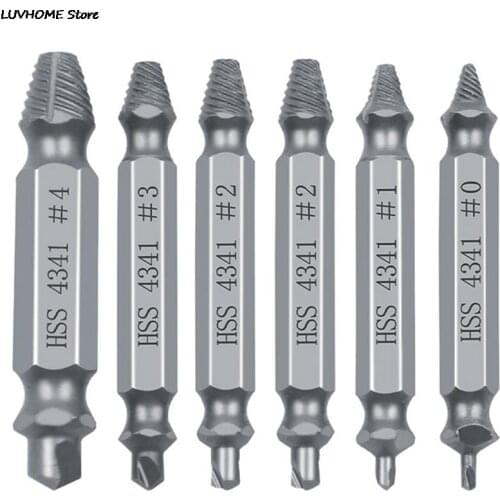 NEW 6 Piece Screw Extractor Set ,Great For Stripped, Broken, Stuck Or Damaged And Screw Removal, Remover Tool
