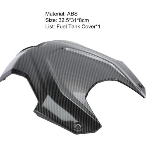 Fuel Tank Fairing Cover Good Hardness Easy Installation Carbon Pattern Motorcycle Oil Tank Trim Cover for BMW S1000R/RR 2019-20