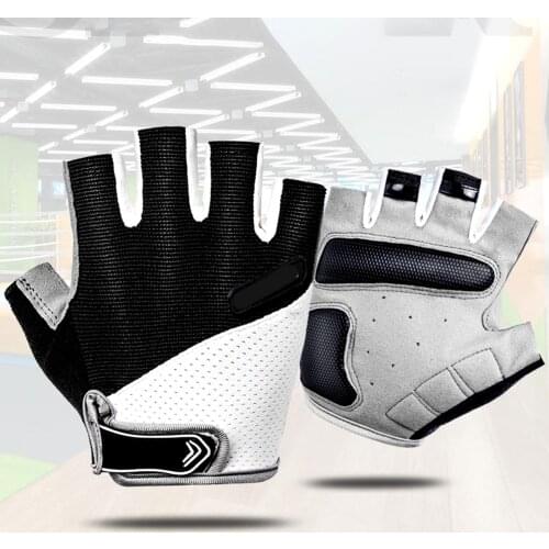 1 Pair Men Women Breathable Half Finger Cycling Glove Anti Slip Pad MTB Road Mountain Bike Sports Gloves Cycling Equipment