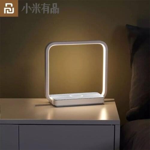 Youpin Mobile Phone Wireless Charging Touch Bedside Lamp Night Lamp Table Lamp Bedside Table Lamp USB Port Lamp for Smart Home