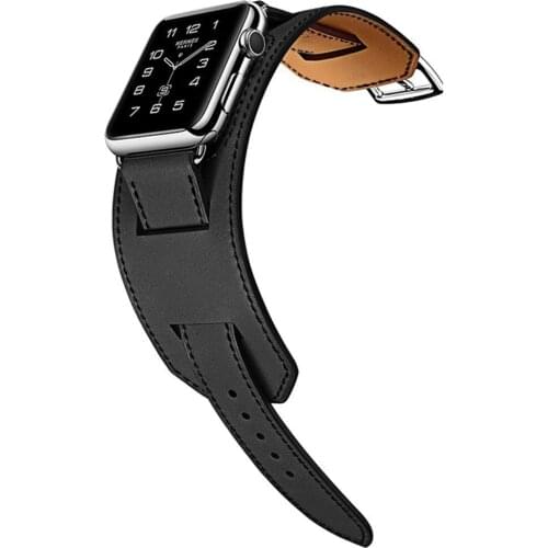 New Bracelet style leather band For Apple Watch series 1 2 3 42mm 38mm High quality fashion strap for iwatch 4 5 6 SE 40mm 44mm