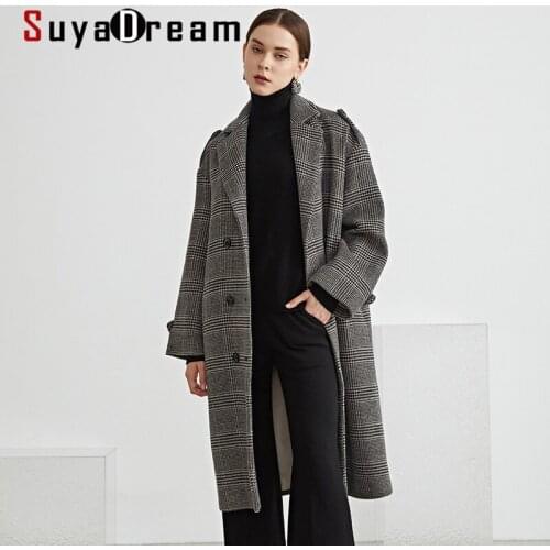 SuyaDream Women's Wool Coats