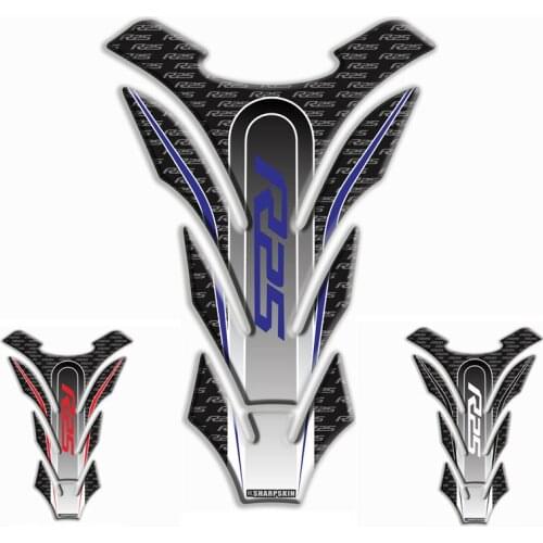 For YAMAHA R25 YZF-R25 Yzf-r25 With LOGO 3D Motorcycle Reflective Tank Decal Emblem Tank Pad Cap Protection Pad Stickers
