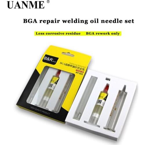 UANME 10cc High Grade Needle Squeeze tube BGA Flux Paste Soldering Tin Cream