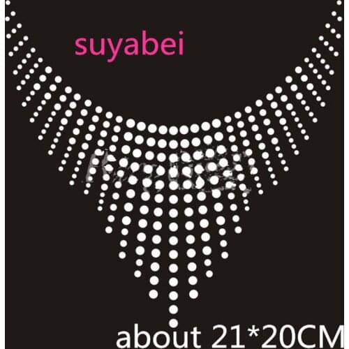 Waterfall strass applique hot fix motif iron on crystal transfers design hot fix rhinestone designs iron on transfer patches