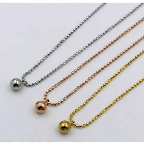 High - quality fashion wave of women 's round ball round beads pearl necklace jewelry