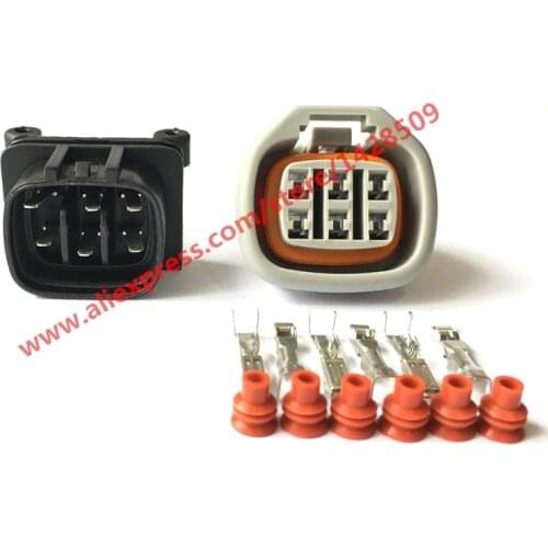 5 Sets Sumitomo 6 Pin 1JZ-GTE 2JZ-GTE IAC Accelerator Throttle Pedal Connector 6189-0029 For Toyota Suzuki ECU ICM Ignitor