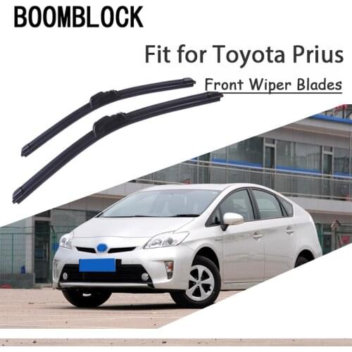BOOMBLOCK 2PCS High Quality Front Windshield Wiper Blades For Toyota Prius XW10 XW20 XW30 XW50 Accessories