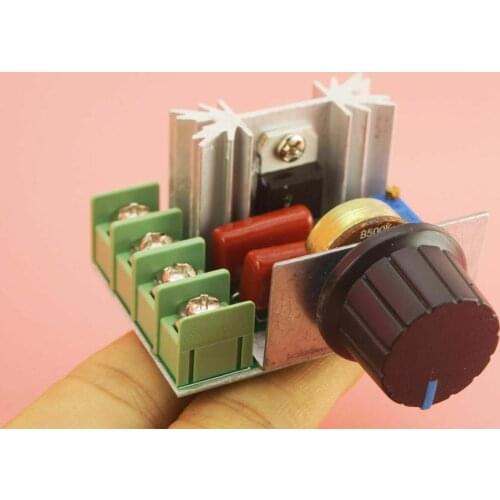 2000W AC SCR Motor Speed Controller 50-220V Adjustable Voltage Regulator Dimmer