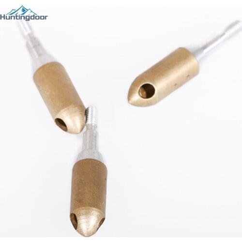 3PCS Golden Whistle Archery Arrowhead Shooting Broadhead Arrow Heads Tips Points Pure Carbon/Mixed Carbon/FRP Arrows Accessories