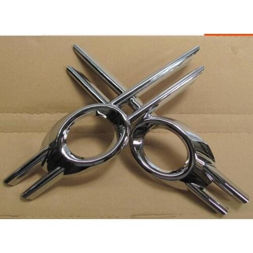 ABS Chrome Front Fog light Lamp Cover Trim for 2009-2011 PASSAT CC Car styling