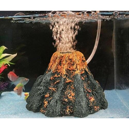 Fish Tank Ecological Volcanic Resin Bridge Aquarium Decoration Wreck War Damaged Plane Rome Stone Pillars Landscape Ornaments