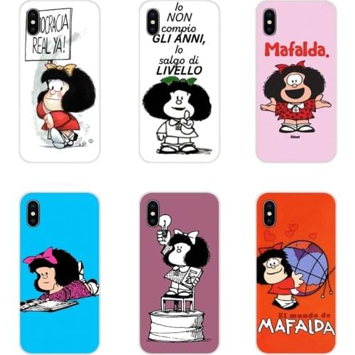 Cell Phone Cases Cover For Huawei G7 G8 P8 P9 P10 P20 P30 Lite Mini Pro P Smart Plus 2017 2018 2019 Argentina Quino Mafalda Girl