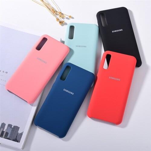Galaxy A50 A70s Phone Case Original Liquid Silicone Soft Shell Cover For Samsung a 50 2019 A505 A505F SM-A505F SM-A7070 Housing